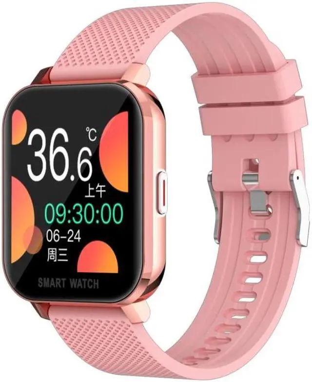 Main image of MT28 1.54 inch TFT Screen IP67 Waterproof Business Sport Silicone Strip Smart Watch, Support Sleep Monitor / Heart Rate Monitor / Blood Pressure Monitoring Silicone Strip (Rose Gold)