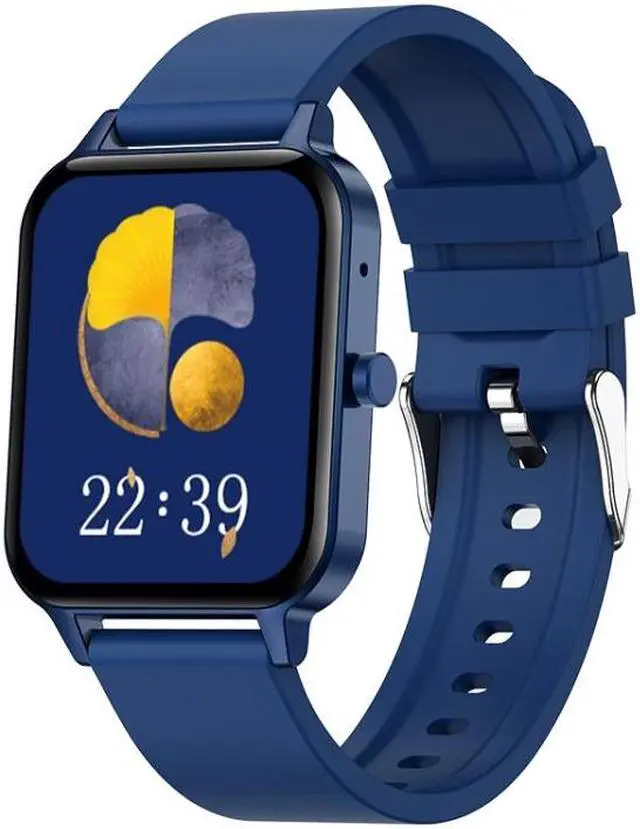 Main image of MX7 1.69 inch IPS Touch Screen IP68 Waterproof Smart Watch, Support Sleep Monitoring / Heart Rate Monitoring / Bluetooth Call / Body Temperature Monitoring (Blue) Black