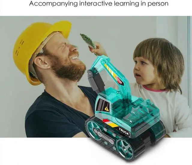 Alt view image 7 of 7 - DIY Solar Toys Assembled Engineering Vehicle Model Educational Toy Engineering Vehicle (Random Type Delivery)