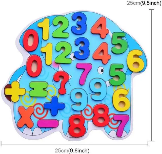 Alt view image 2 of 6 - Children Puzzle Toys Nursery Cartoon Hand Grab Board Wooden Plywood Jigsaw Puzzle for Children Digital Alphabet Cognition (Letter)