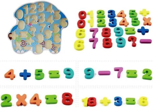 Alt view image 3 of 6 - Children Puzzle Toys Nursery Cartoon Hand Grab Board Wooden Plywood Jigsaw Puzzle for Children Digital Alphabet Cognition (Letter)