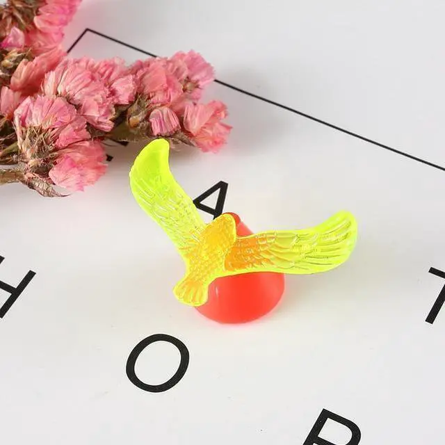 Alt view image 6 of 7 - 10 PCS Kids Funny Toy Plastic Mini DIY Magic Balancing Bird Children Gift, Random Color Delivery, Size:Magic Balancing Bird
