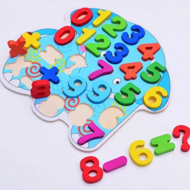 Alt view image 5 of 6 - Children Puzzle Toys Nursery Cartoon Hand Grab Board Wooden Plywood Jigsaw Puzzle for Children Digital Alphabet Cognition (Letter)