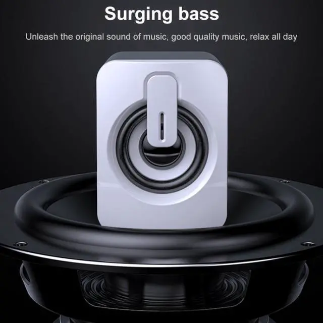 Alt view image 4 of 7 - A1 USB Mini High Volume Wired Speaker, Bluetooth Version (Black)