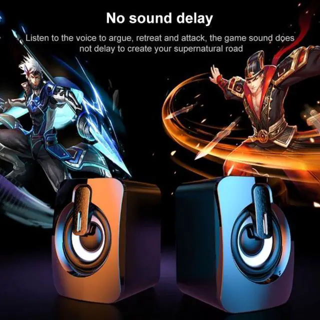 Alt view image 6 of 7 - A1 USB Mini High Volume Wired Speaker, Bluetooth Version (Black)