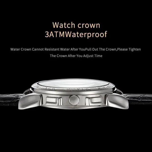 Alt view image 7 of 7 - 419 YAZOLE Men Fashion Business Leather Band Quartz Wrist Watch (Style 1)