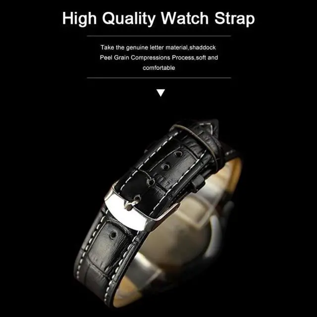 Alt view image 5 of 7 - YAZOLE Men Business Quartz Watch (311 Black Tray Black Belt)