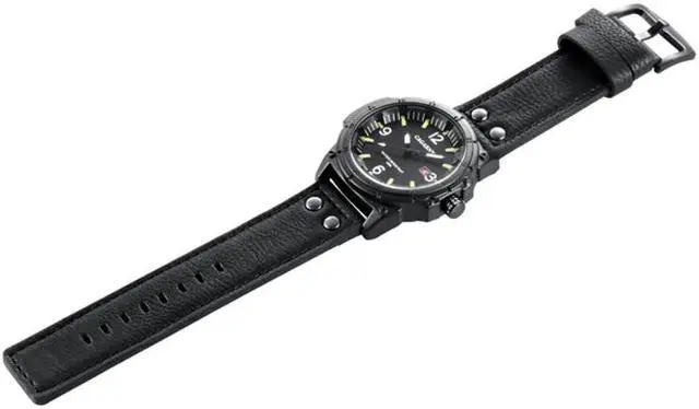 Alt view image 4 of 7 - CAGARNY 6853 Fashion Waterproof Quartz Movement Wrist Watch with Leather Band (Style 2)