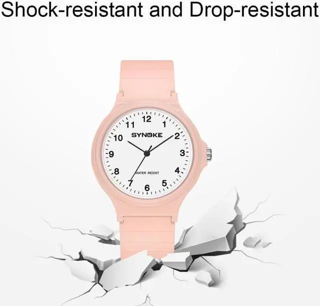 Alt view image 4 of 7 - SYNOKE 9109 Digital Display Silent Waterproof Sports Student Watch (Pink)