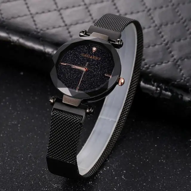 Alt view image 2 of 5 - CAGARNY 6877 Water Resistant Fashion Women Quartz Wrist Watch with Stainless Steel Band (Gold)