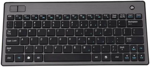 Alt view image 2 of 5 - MC Saite Combo7126 Bluetooth 85 Keys Keyboard with Trackball for Windows / iOS / Android(Black)