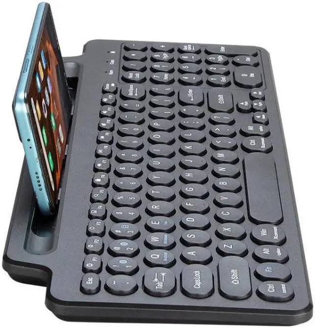 Alt view image 7 of 7 - 2.4G Bluetooth Wireless Keyboard With Card Slot Bracket No Touchpad, Size:No Touchpad