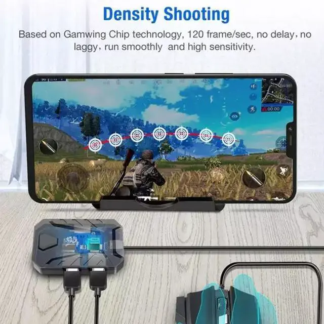 Alt view image 5 of 7 - HXSJ V100+J900+P8 One-handed Keyboard + Programming Gaming Mouse + Keyboard Mouse Converter Set V100+J900+P8