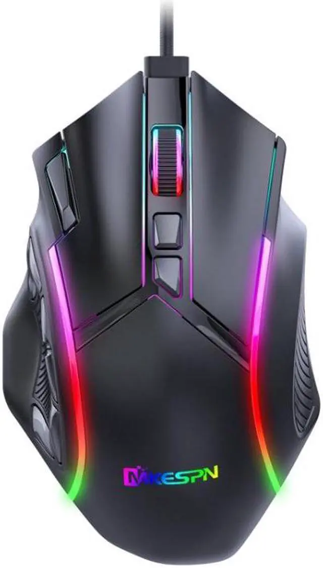 Main image of MKESPN X15 Full Speed 12800DPI 12 Buttons Macro Definition RGB Wired Mouse