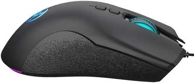 Alt view image 6 of 7 - HXSJ A883 7 Keys 6400DPI RGB Light Mechanical Gaming Wired Mouse