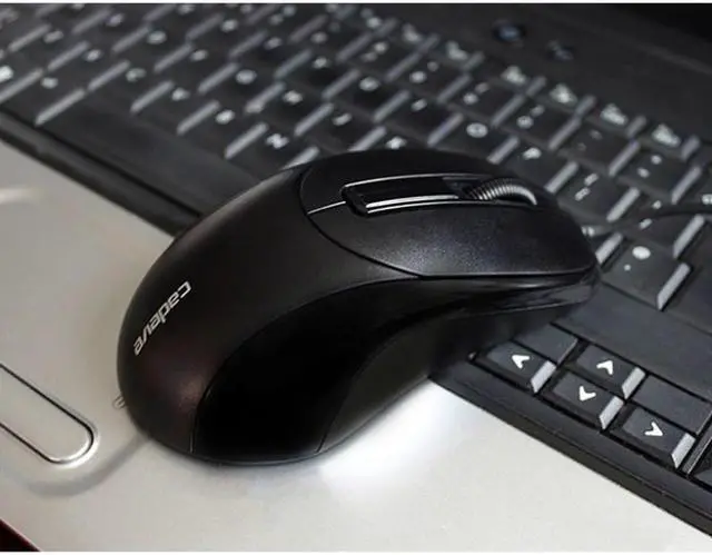 Alt view image 5 of 5 - 2 PCS Cadeva 006 3 Keys Wired Mouse Household Computer Mouse(USB Interface)