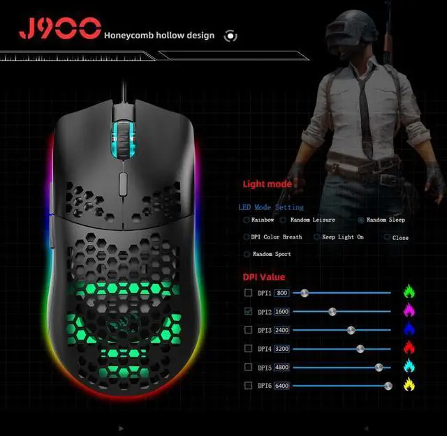 Alt view image 3 of 7 - HXSJ V100+J900+P8 One-handed Keyboard + Programming Gaming Mouse + Keyboard Mouse Converter Set V100+J900+P8