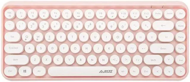 Main image of Ajazz 308I Tablet Mobile Phone Computer Household Office Wireless Keyboard (Pink)