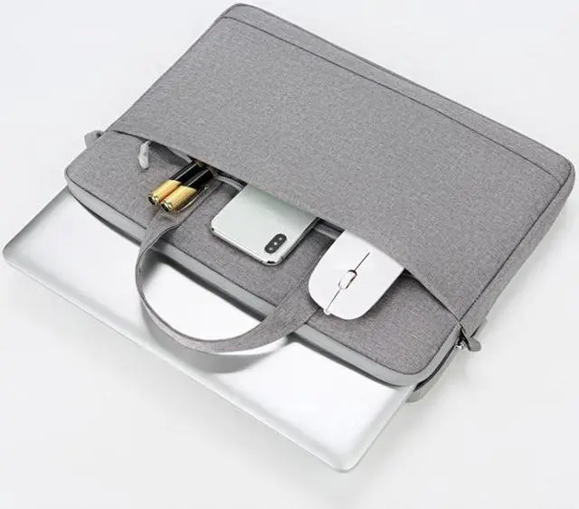 Alt view image 4 of 7 - P310 Waterproof Oxford Cloth Laptop Handbag For 13.3 inch For 13.3 inch (Pink)