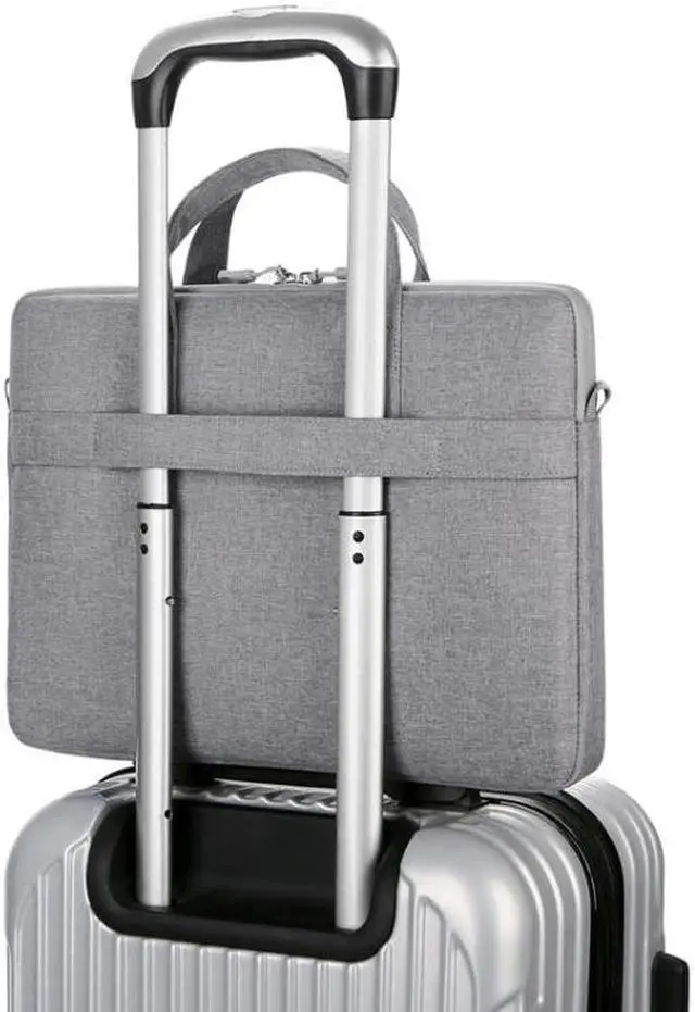 Alt view image 5 of 7 - P310 Waterproof Oxford Cloth Laptop Handbag For 13.3 inch For 13.3 inch (Pink)