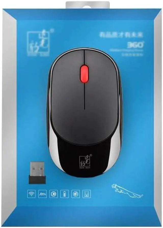 Alt view image 3 of 7 - ZGB 360 2.4G Computer Laptop Wireless Chargeable Mini Mouse 1000dpi(White)