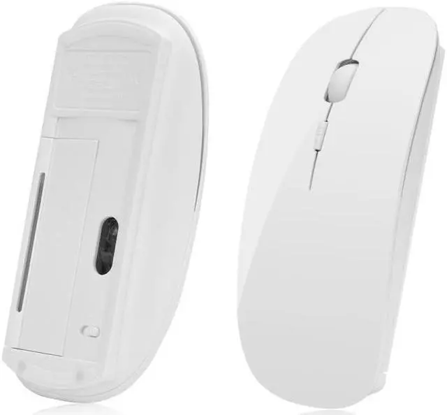 Alt view image 6 of 6 - MF-822 2.4G Wireless Mouse 4 Keys Mute Office Ultra-Thin Mouse (Black)