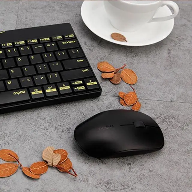 Alt view image 7 of 7 - Rapoo M200G 1300 DPI 3 Keys Silent Wireless Mouse(Blue)