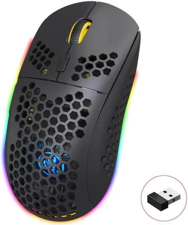 Main image of HXSJ T90 RGB Light Three-mode Wireless Gaming Mouse