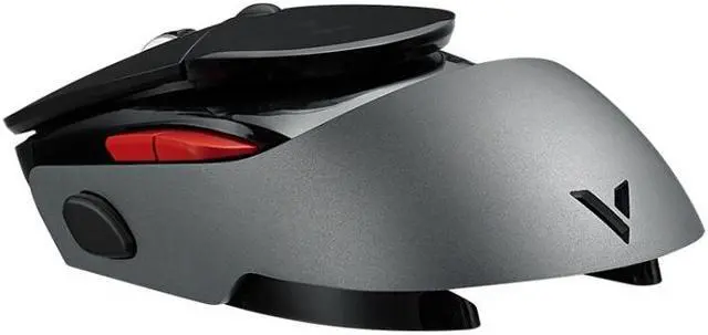 Alt view image 4 of 7 - Rapoo VT960 1600 DPI 7 Keys Dual Mode Macro Programmable Symphony RGB Backlit Wireless Gaming Mouse (Black)