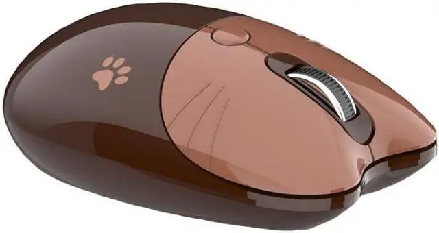 Main image of M3 3 Keys Cute Silent Laptop Wireless Mouse, Spec: Bluetooth Wireless Version (Brown) Bluetooth Wireless Version (Brown)