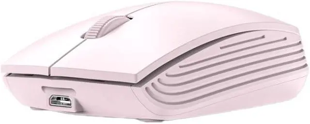 Main image of 811 3 Keys Laptop Mini Wireless Mouse Portable Optical Mouse, Spec: Battery Version (Pink) Battery Version (Pink)