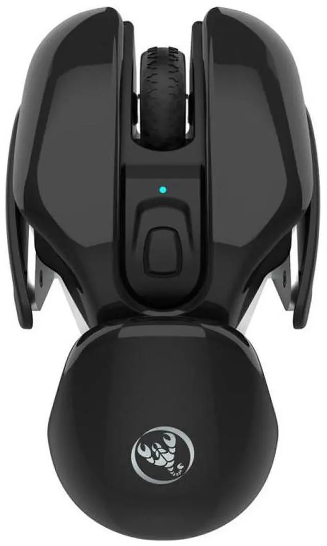 Alt view image 2 of 7 - HXSJ T37 2.4GHz 1600dpi 3-modes Adjustable Wireless Mute Mouse (Pink)