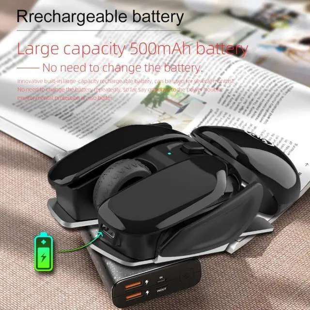 Alt view image 7 of 7 - HXSJ T37 2.4GHz 1600dpi 3-modes Adjustable Wireless Mute Mouse (Pink)