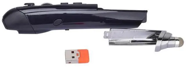 Alt view image 5 of 7 - PR-08 6-keys Smart Wireless Optical Mouse with Stylus Pen & Laser Function (White)