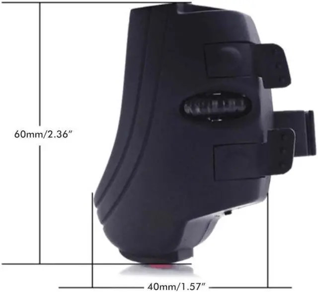 Alt view image 3 of 6 - GM306 2.4GHz Wireless Finger Lazy Mouse with USB Receiver GM306 2.4GHz Wireless (Black)