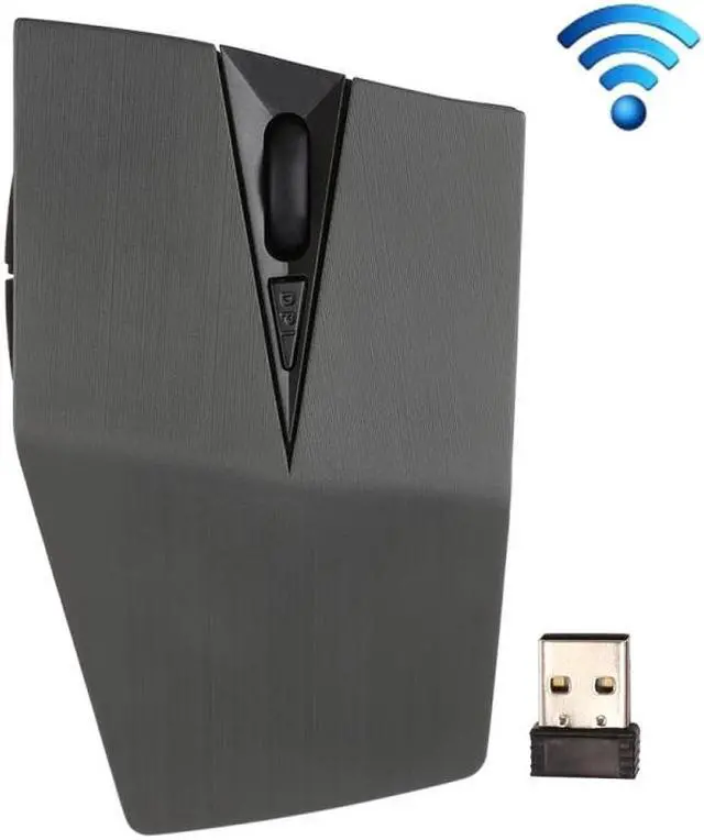 Main image of 2.4GHz USB Receiver Adjustable 1200 DPI Wireless Optical Mouse for Computer PC Laptop (Grey)