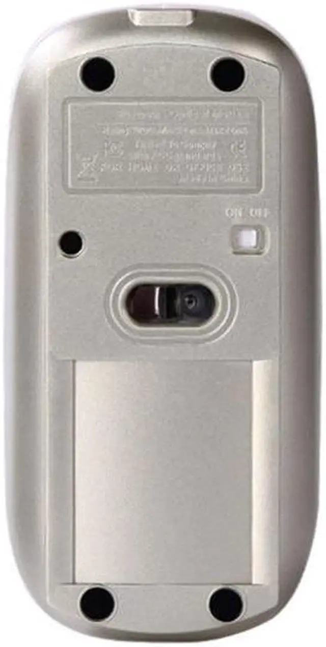 Alt view image 4 of 6 - MC-008 Bluetooth 3.0 Battery Charging Wireless Mouse for Laptops and Android System Mobile Phone (Gold)