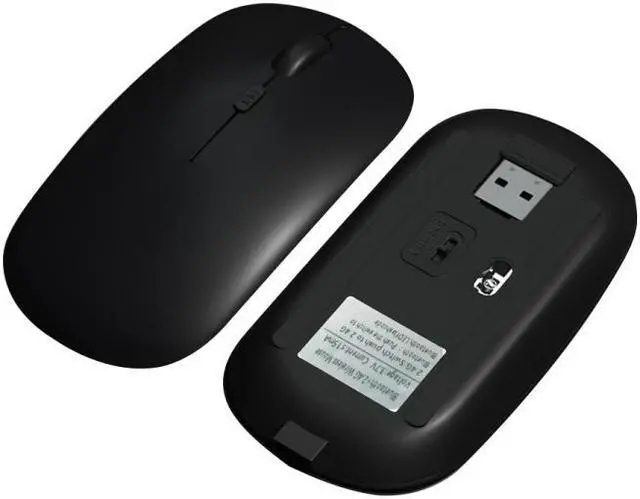 Main image of FOREV FVW312 1600dpi Bluetooth 2.4G Wireless Dual Mode Mouse Bluetooth + 2.4G(Black) (Black)