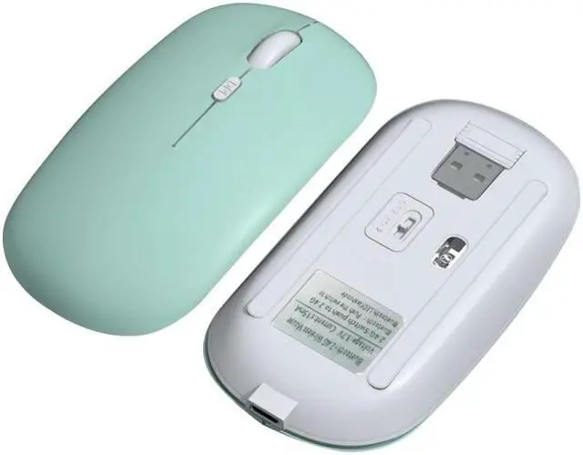Main image of FOREV FVW312 1600dpi Bluetooth 2.4G Wireless Dual Mode Mouse Bluetooth + 2.4G(Mint Green) (Mint Green)