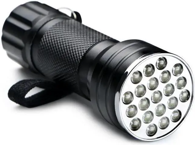 Alt view image 2 of 7 - UV 21 LEDs 395NM Ultra Violet Torch LED Flashlight Light Lamp Detector for Dog Urine Pet Stains