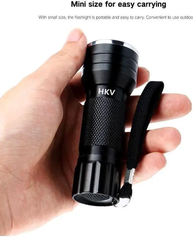 Alt view image 7 of 7 - UV 21 LEDs 395NM Ultra Violet Torch LED Flashlight Light Lamp Detector for Dog Urine Pet Stains