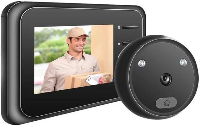 Main image of R11 2.4 inch TFT LCD Display Night Vision Photo Video Electronic Cat Eye Doorbell