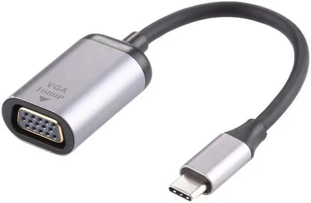 Alt view image 2 of 6 - 1080P VGA Female to Type-C / USB-C Male Connecting Adapter Cable