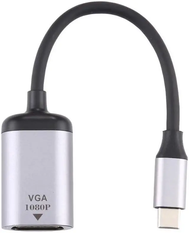 Alt view image 3 of 6 - 1080P VGA Female to Type-C / USB-C Male Connecting Adapter Cable