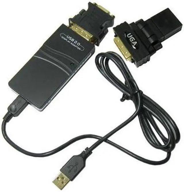 Alt view image 4 of 5 - USB 2.0 to VGA, DVI, HDMI Adapter, Resolution: 1280*1024 (Style 2)