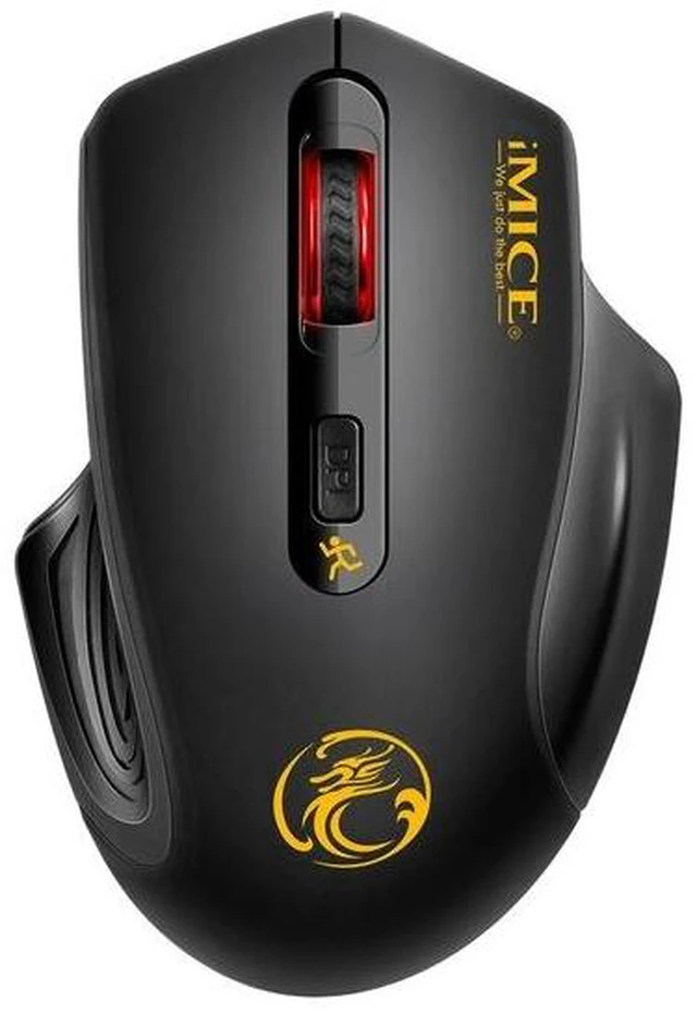 Main image of iMICE 2.4GHz 2000DPI Adjustable USB 3.0 Receiver Optical Computer Mouse Green
