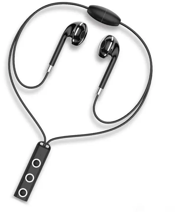 Alt view image 2 of 7 - BT313 Magnetic Earbuds Sport Wireless Headphone Handsfree bluetooth HD Stereo Bass Headsets with Mic (Black)
