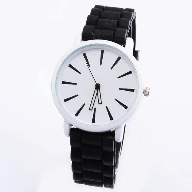 Alt view image 2 of 2 - Simple Style Round Dial Jelly Silicone Strap Quartz Watch (Mint Green)