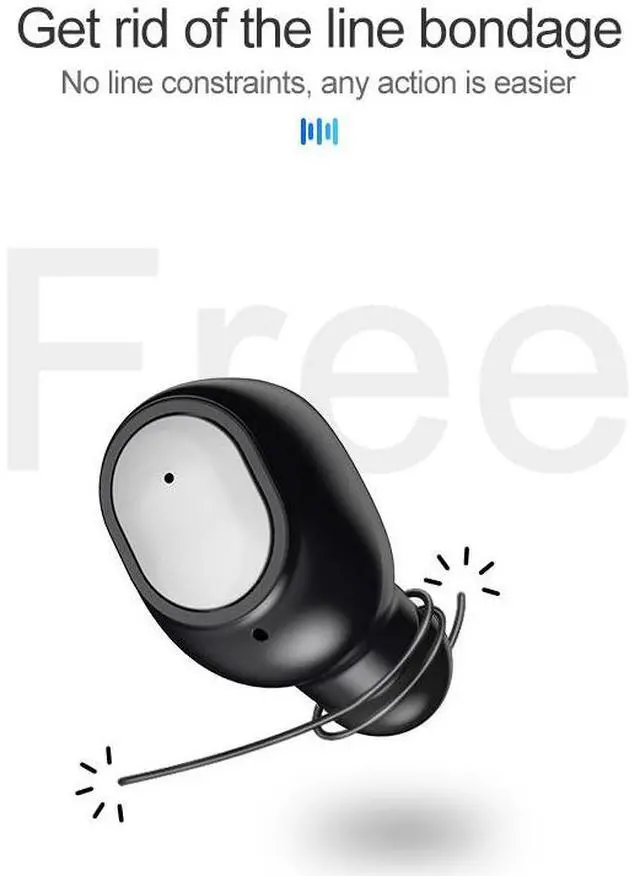 Alt view image 4 of 7 - Q3 TWS Bluetooth 5.0 Binaural Stereo Automatic Matching Wireless Bluetooth Earphone (White)