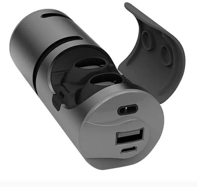 Alt view image 6 of 7 - 3 in 1 TWS Mini Waterproof Bluetooth 4.2 Wireless Earphone + Audio + Charging Box (Style 1)